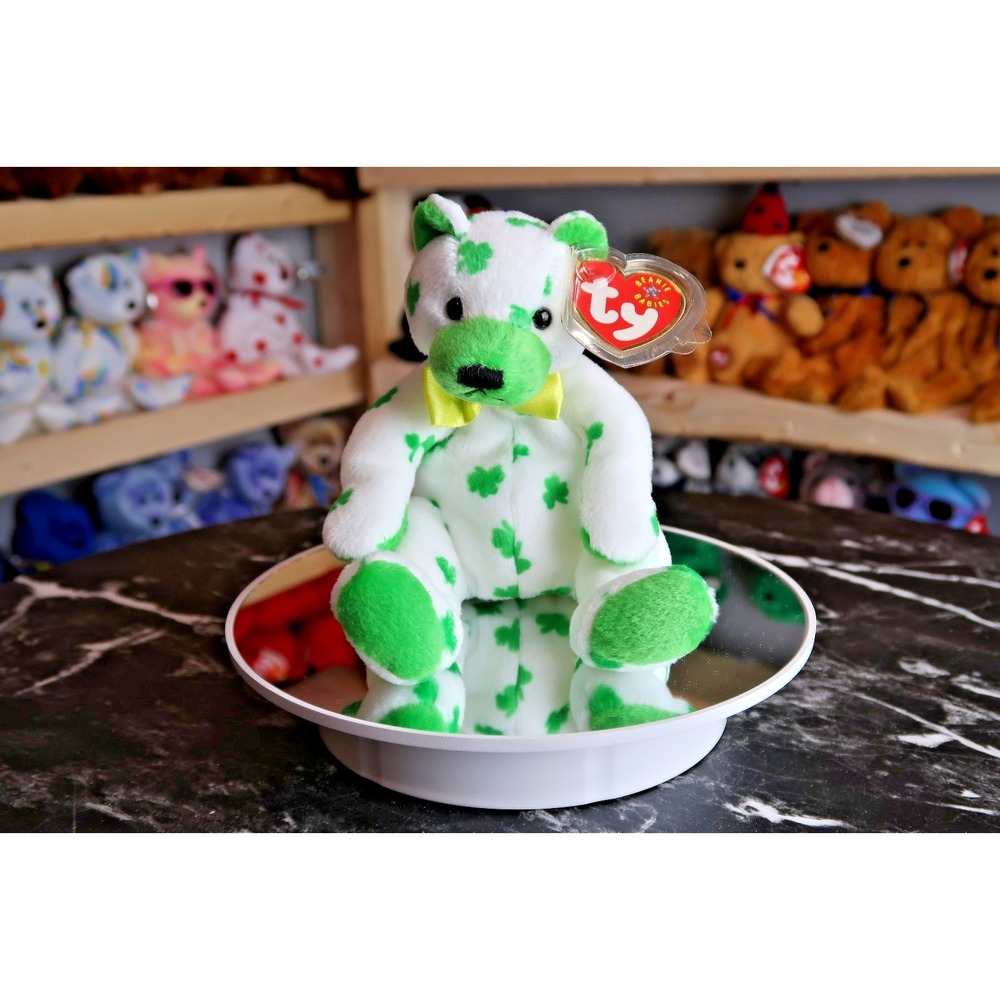 TY Beanie Baby - Clover the Bear | MWMT | Vintage | Rare
